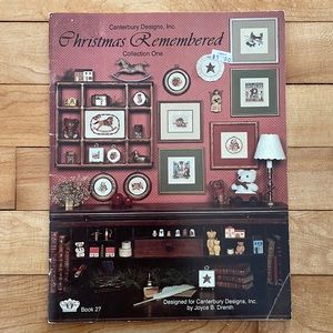 🧡Christmas Remembered Collection One, Canterbury Designs Cross Stitch Book 27